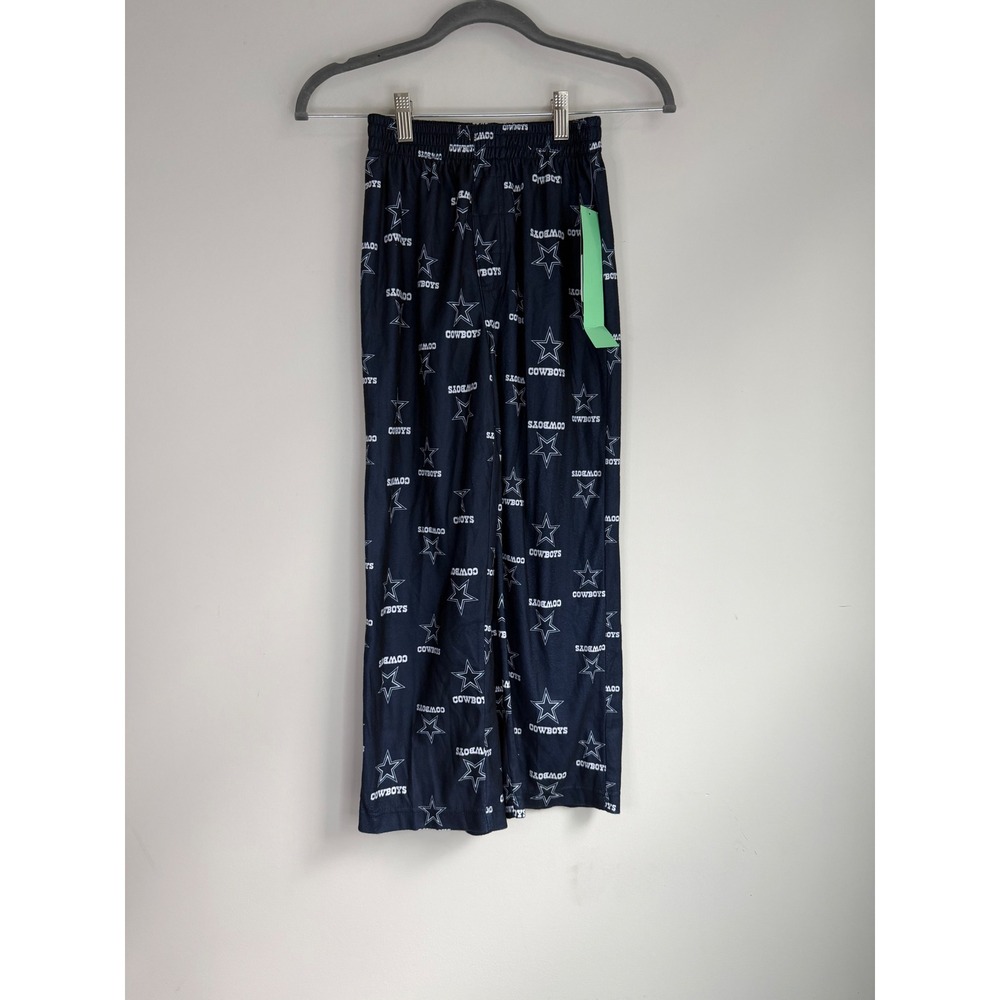 NFL Team Apparel Dallas Cowboys  Pajama Pants Navy Blue Star Logo Size 8Y  NEW